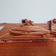 Pair of teak scissor wall lights, Scandinavian style, 1960s