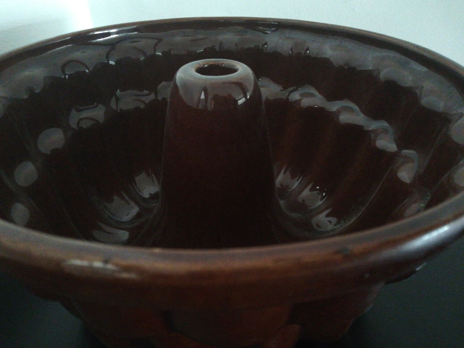 Ceramic kouglof cake mould West Germany