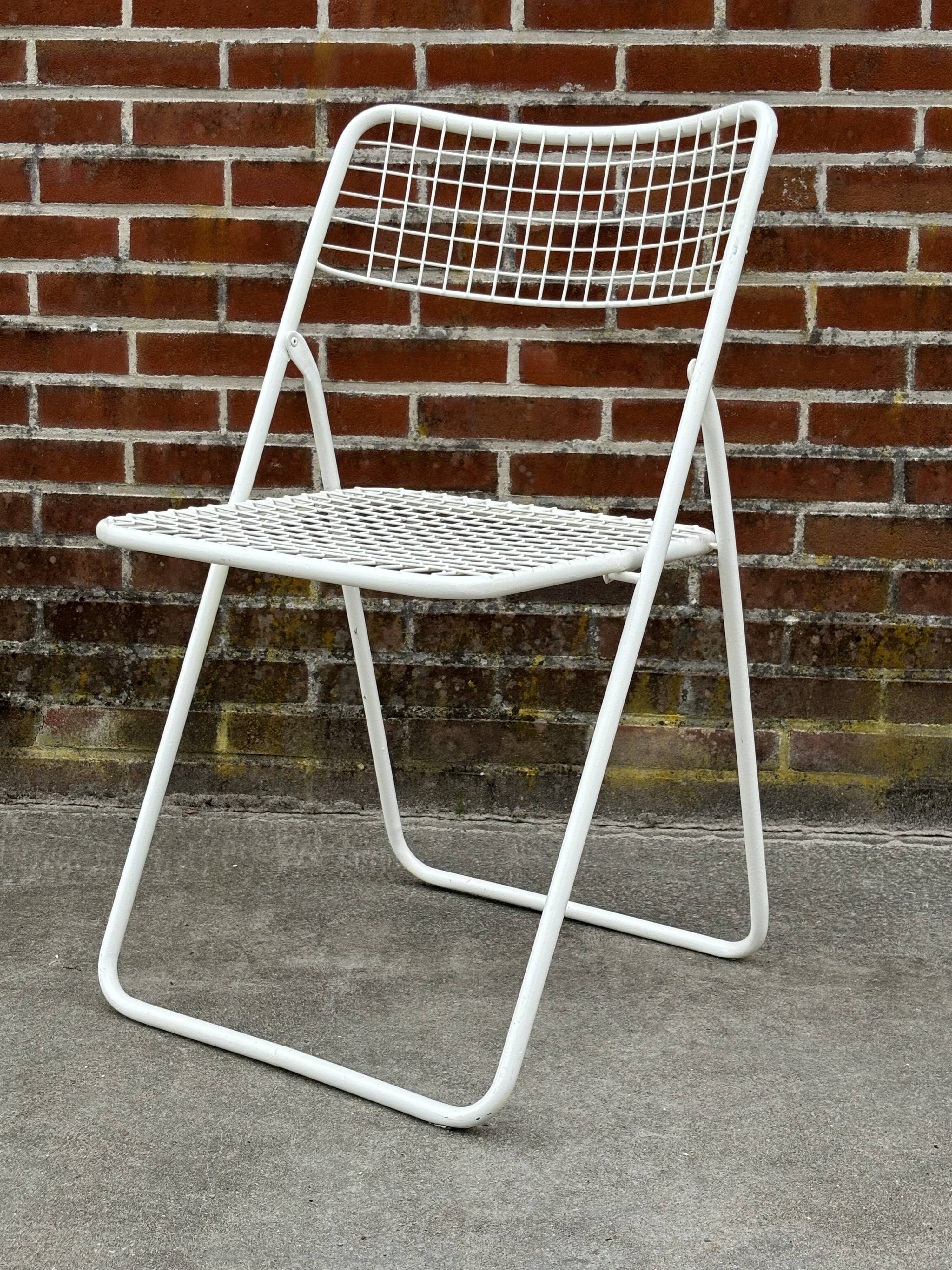 Vintage Folding chair "Ted Net" by Niels Gammelgaard for Ikea 1976