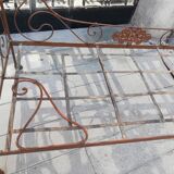 Old wrought iron bed - 19th century