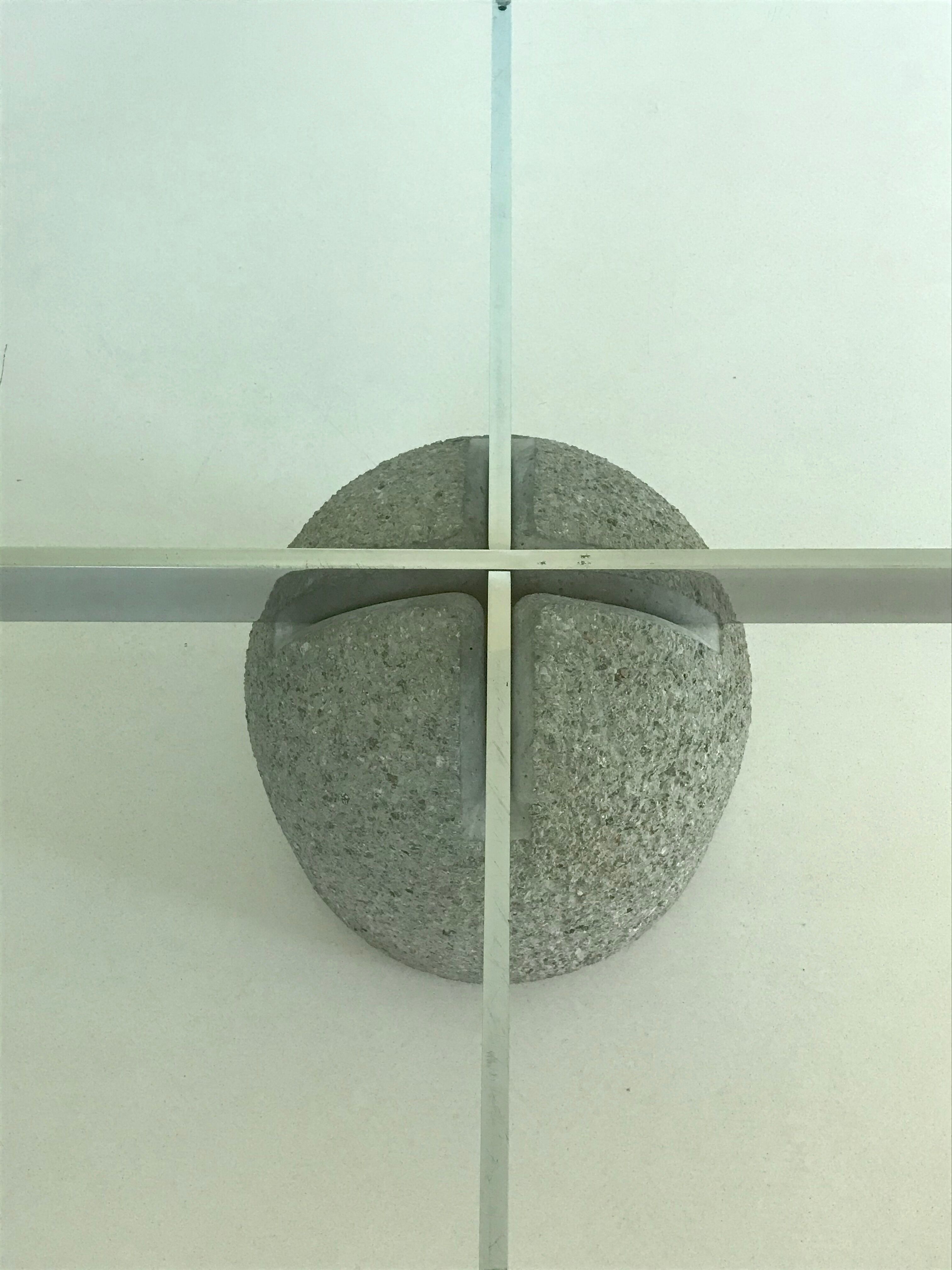 Coffee table "Paracarro" by Giovanni Offredi, Italy 70s