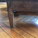 Wooden coffee table with interior storage