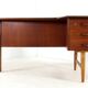 Danish boomerang desk by Peter Løvig Nielsen for Hedensted Møbelfabrik