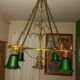 Very large art nouveau chandelier Murano (1 meter)