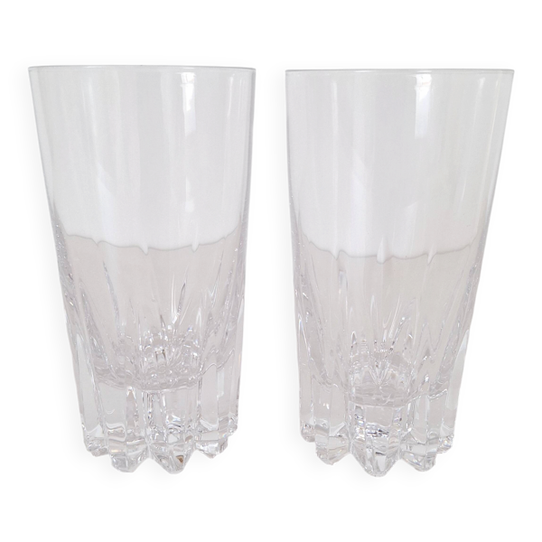 Verres à eau ou apéritif vintage en cristal
