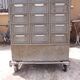 Industrial iron furniture has mecan epa brand lockers