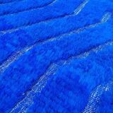 Azilal blue wool rug 250cm x 150cm