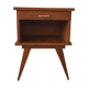 Table de chevet vintage pieds compas