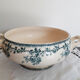 Antique earthenware salad bowl H B Paris