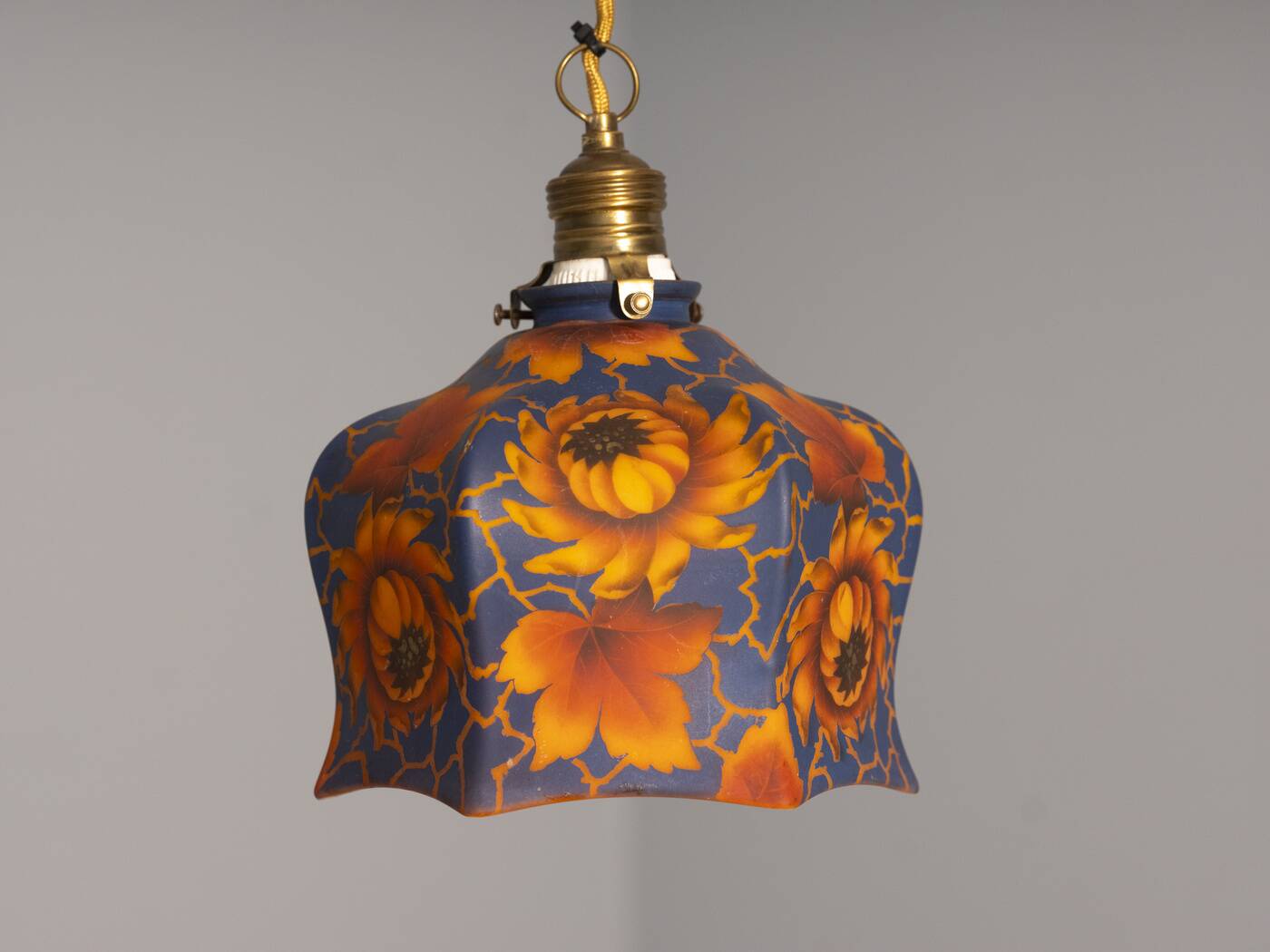 Glass lampshade, 1920s