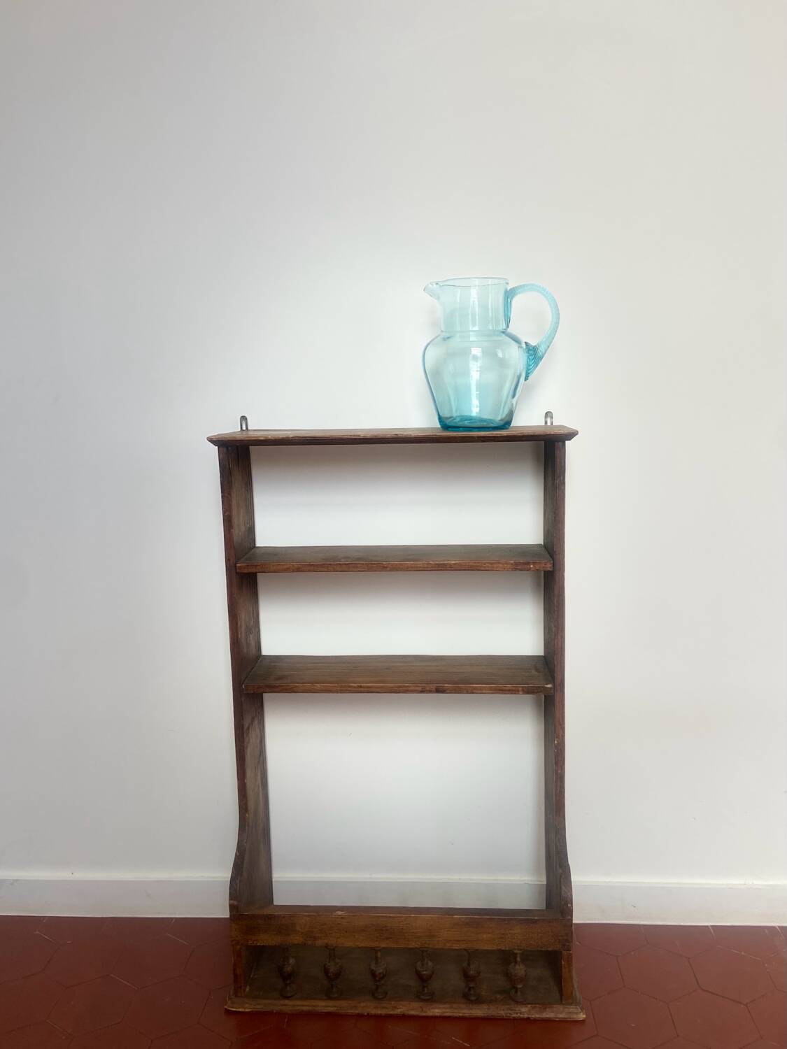 Old wooden wall shelf