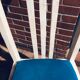 Chaises vintage et design en marbre blanc