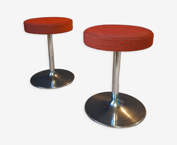 Paire de tabourets tulipe ,années 70
