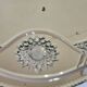 Large vintage Venetian style engraved mirror, 81 x 53 cm, 1950