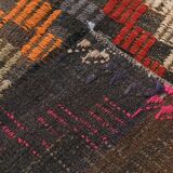 5x7 Red & Brown Tribal Vintage Kilim Rug, 171x251Cm