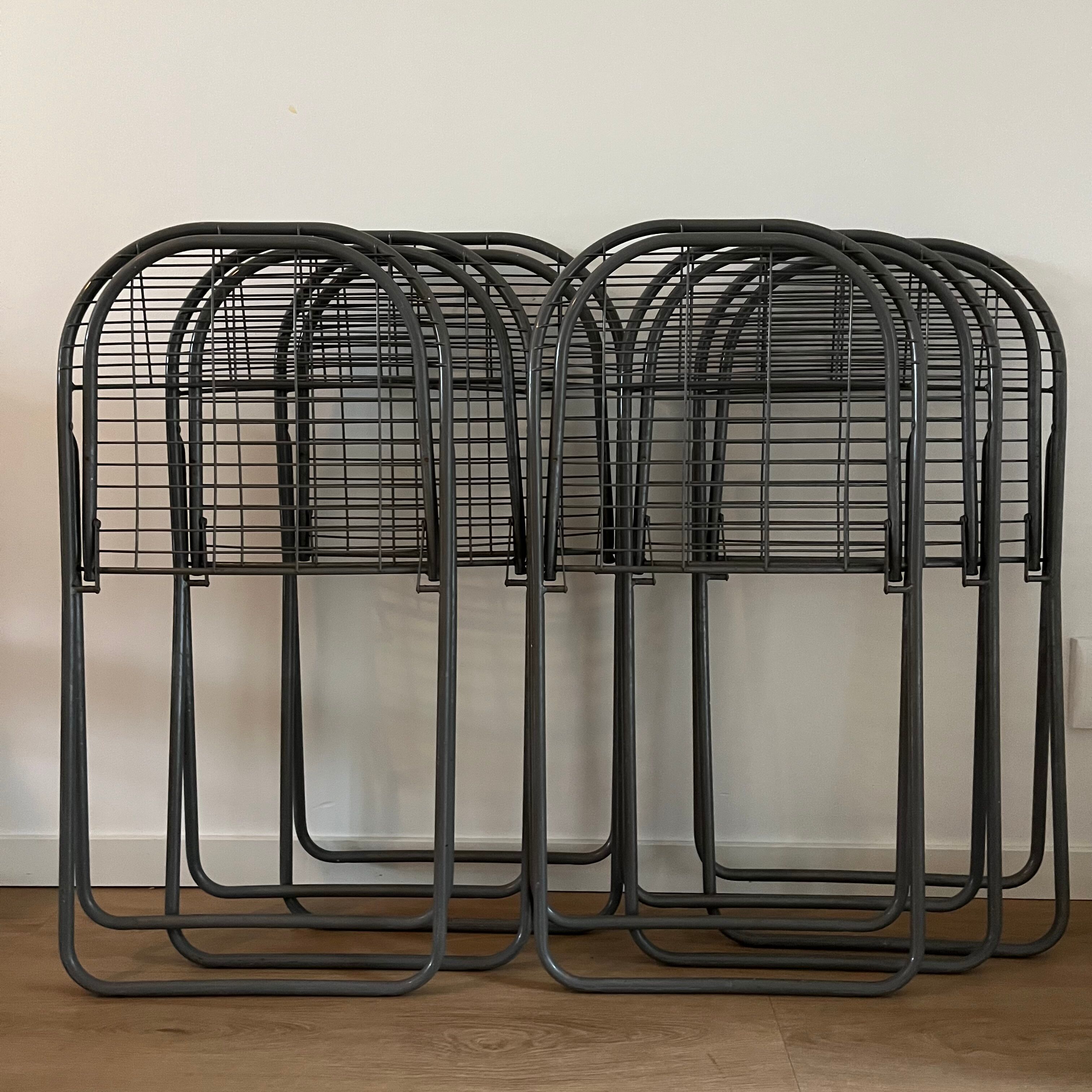 Lot de 6 chaises pliantes Kino by Niels Gammelgard