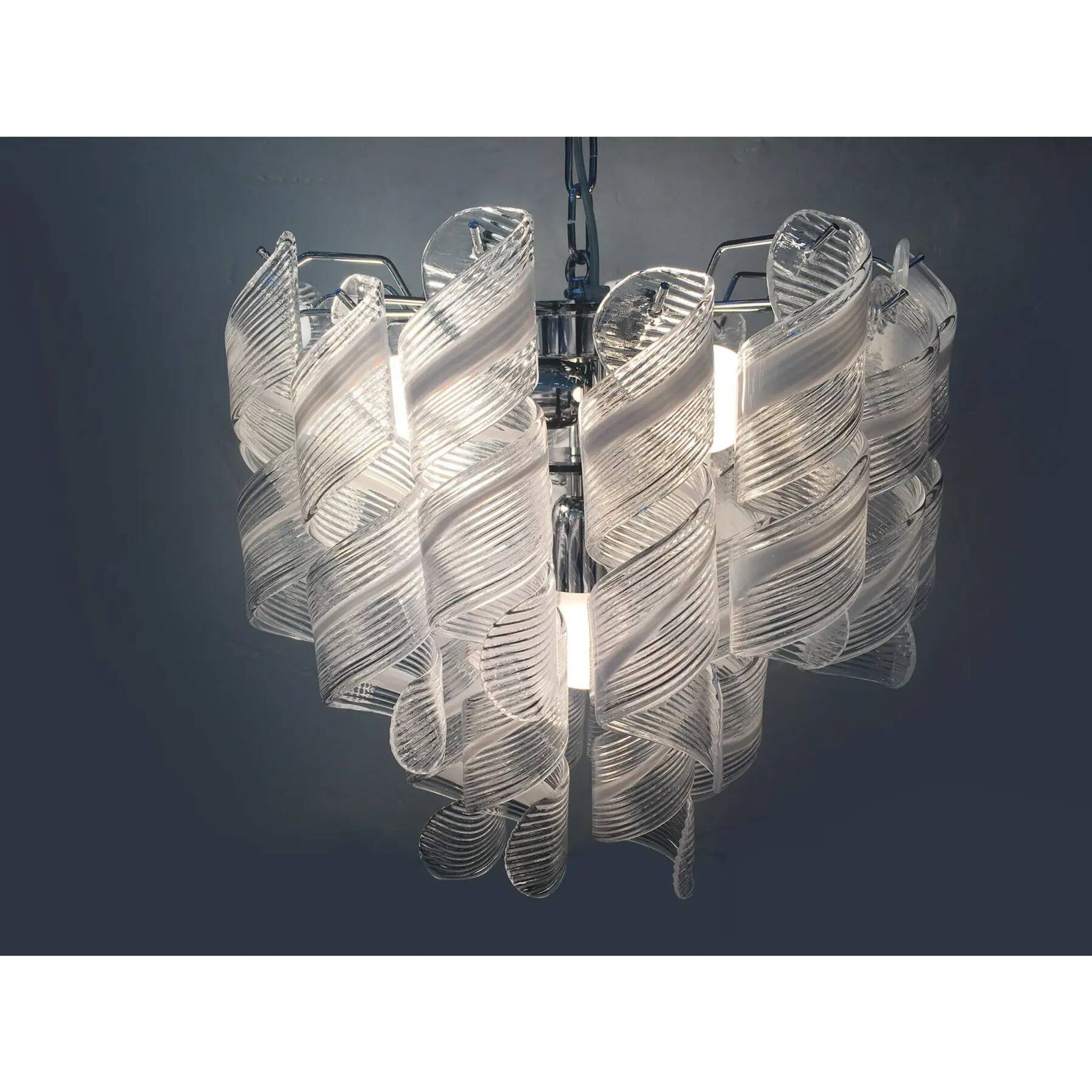 Mazzega-Style Murano Glass Sputnik Chandelier