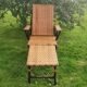 Chaise longue en rotin