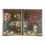Paintings, Pair of still lifes with flowers by Angelo Zoffoli (1860–1910)