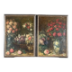 Tableaux, Paire de natures mortes aux fleurs Angelo Zoffoli (1860–1910)