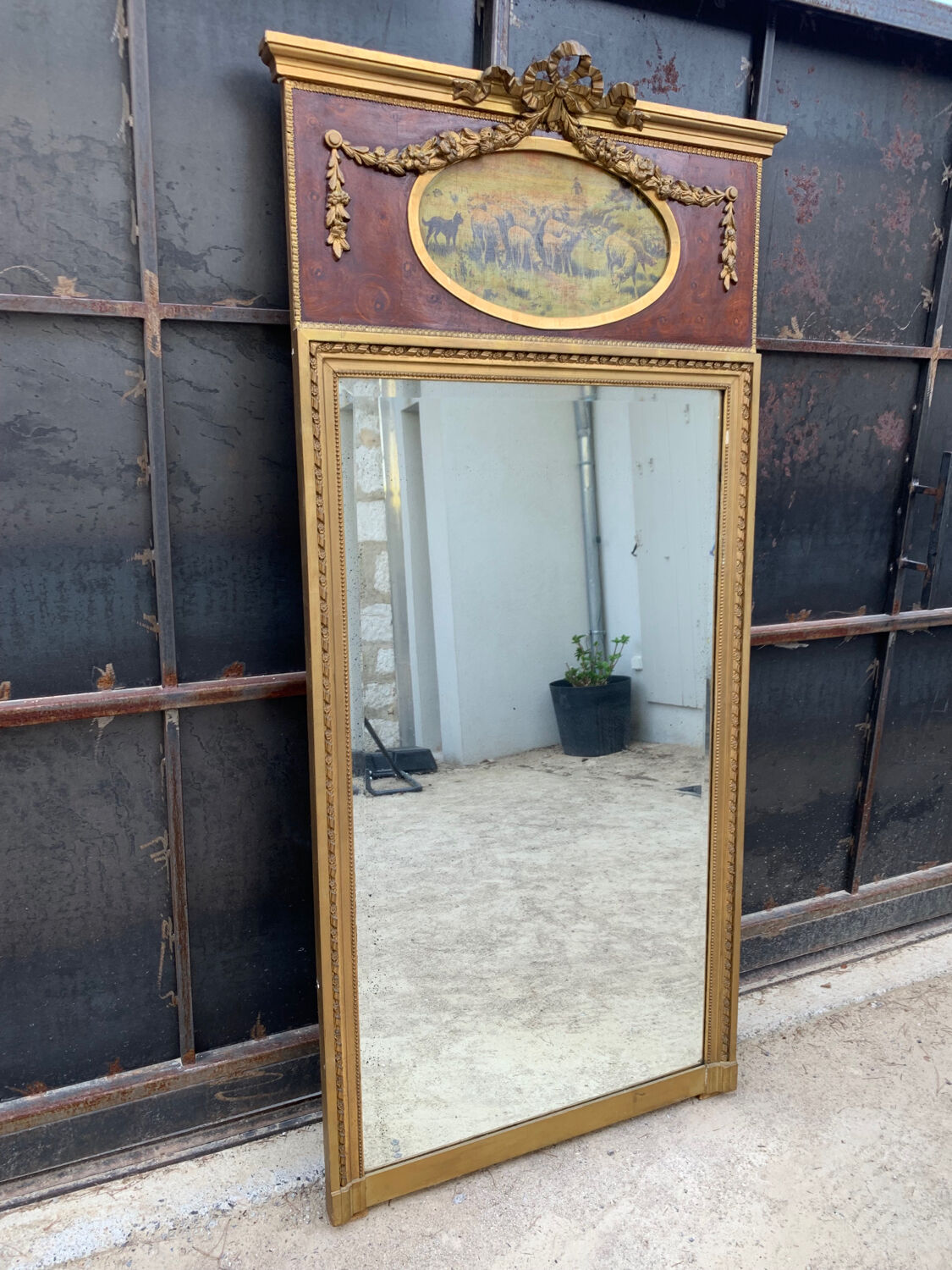 Overmantel mirror
