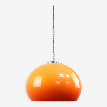 Rare Lampe à Suspension Jolly Orange par Luigi Massoni pour Guzzini, 1970s