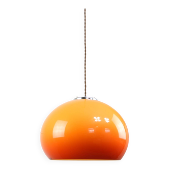 Rare Lampe à Suspension Jolly Orange par Luigi Massoni pour Guzzini, 1970s