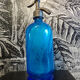 Siphon old blue glass