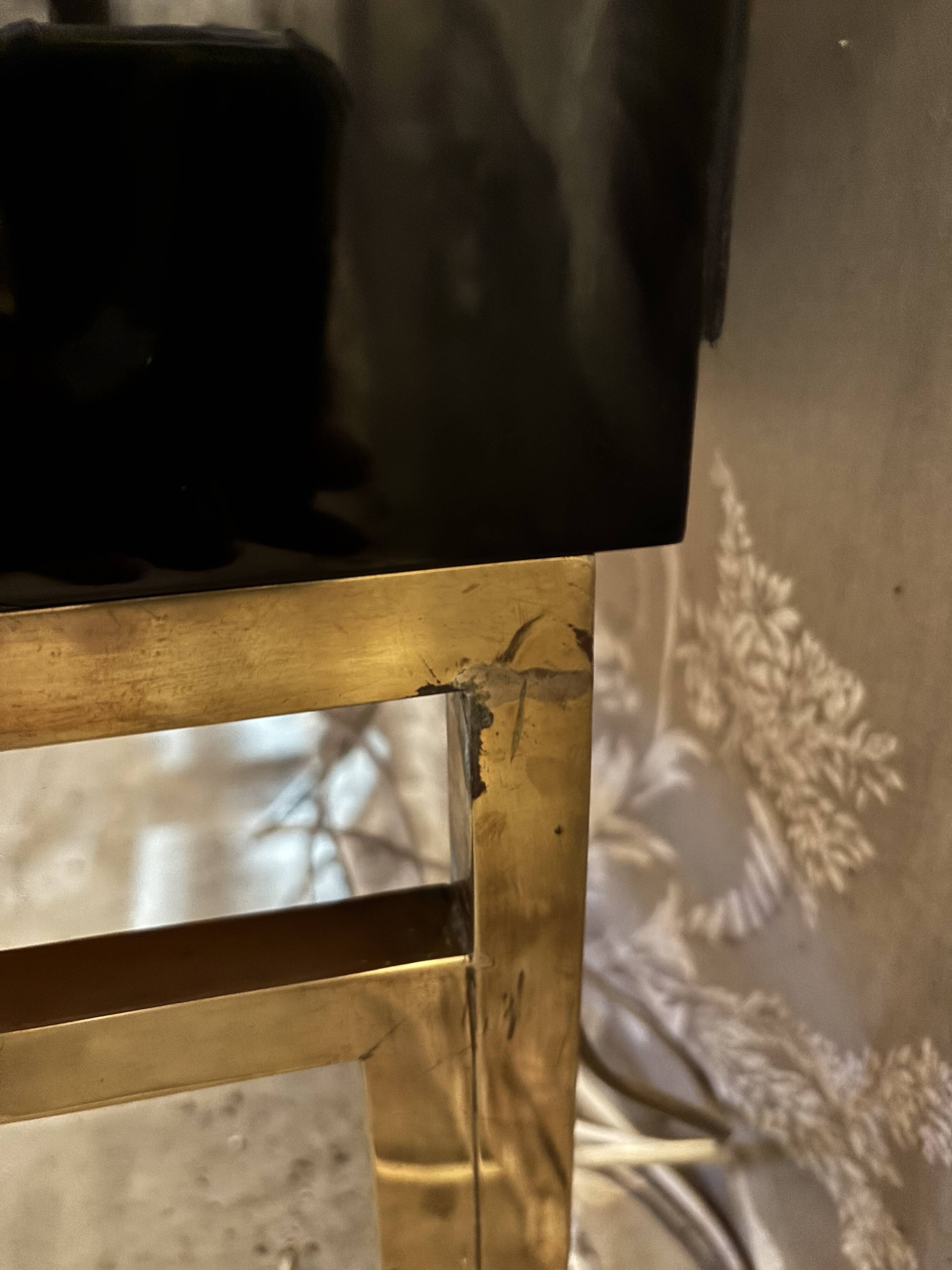 Guy Lefevre black lacquer storage unit 1970