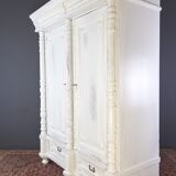 Armoire 2 portes en pin massif, vers les années 1920