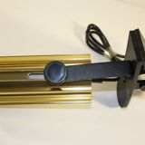 Golden lamp with vintage clamp