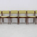 1960s Erik Buch Set of Six Restored Teak Dining Chairs, Denmark