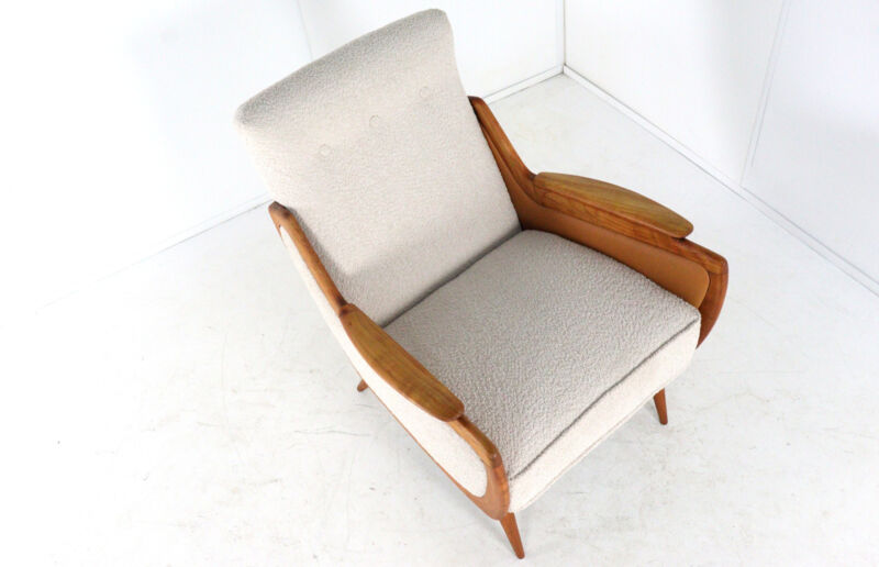 Armchair 'Uffenheim' - fully restored - mid century modern