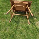 Rattan coffee table with drawer