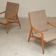 Pair of grey armchairs by Jiri Jiroutek for Intérier Praha