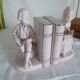 Serre livres en porcelaine