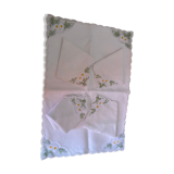 Assortment of placemats and napkins