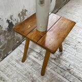 Handcrafted oak stool
