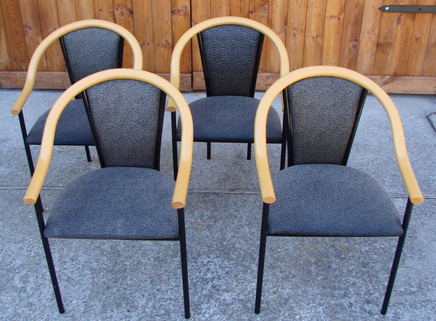 Ensemble de 4 chaises, années 1970