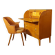 Bureau secrétaire cylindrique par Bill Mobelindustri, 1953.