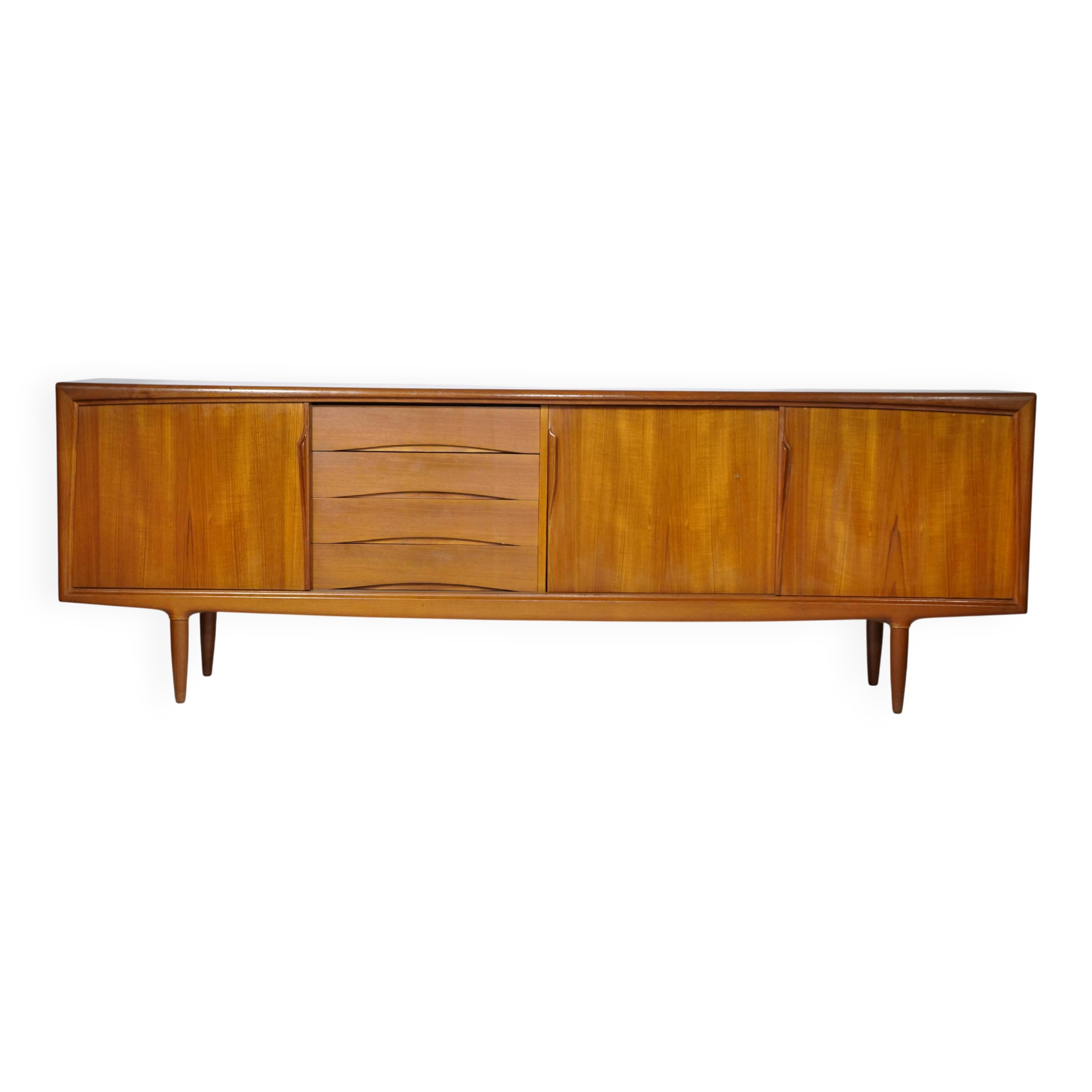 Mid Century Sideboard in Teak by Axel Christensen for ACO Møbler, 1960s