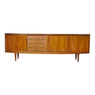 Buffet des années 60 en teck par Axel Christensen pour ACO Møbler.