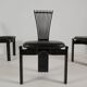 Set of 4 dining chairs "Totem" by Torstein Nilsen