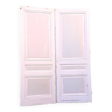 Paire de portes de placard h233x86cm chacune ancienne