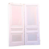 Paire de portes de placard h233x86cm chacune ancienne