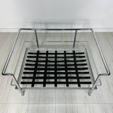 Fauteuil vintage en cuir lc3 par le corbusier & charlotte perriand - cassina