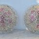 Amazing set of 2 Murano glass ceiling flower by Seguso for Venini