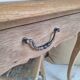 Occasional table, antique desk in solid oak in Louis XV style.