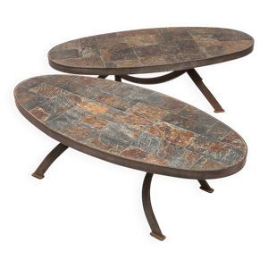 Paire de tables basses