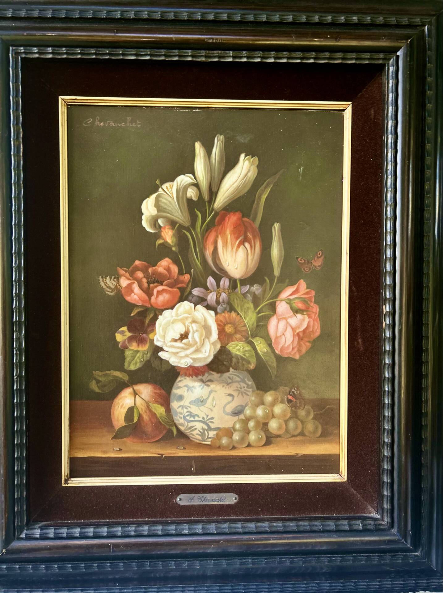 Oil on canvas FLOWER BOUQUET